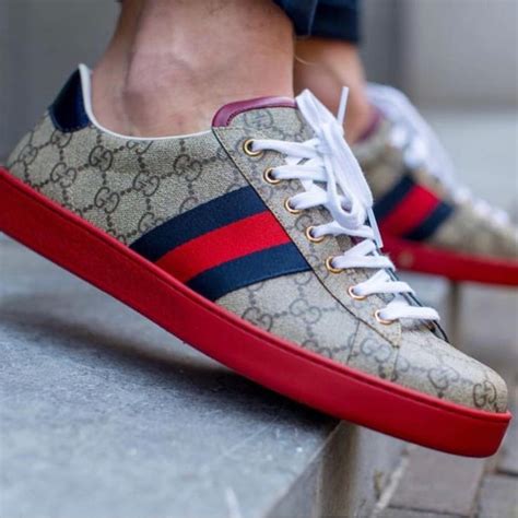 gucci red bottoms men|original Gucci sneakers.